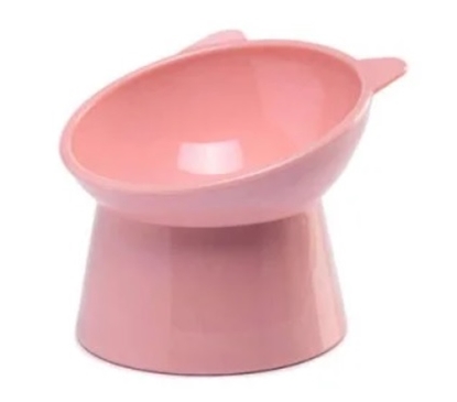 Picture of LeoPet Cat High & Inclined Bowl Pink